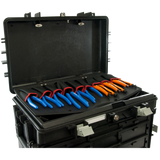 Top Lid Tool Panel For Mobile Tool Chests With 9 Pockets