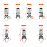 3/8" Drive 7 Piece SAE, Flare Nut Socket Set, 3/8" - 3/4"