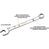 12 Point SAE Combination Wrenches, Mirror Chrome