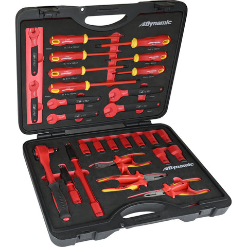28 Piece Insulated Tool Set, VDE Certified to 1,000V AC